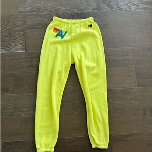 Aviator Nation Yellow Track Pants